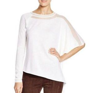 Elie Tahari Asymmetrical Merino Wool Sweater XS